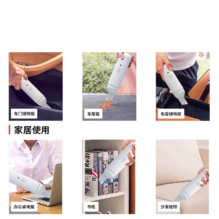 Máy Hút Bụi Mini Wanle M6 Cầm Tay Sạc USB Đa Năng Tiện Dụng