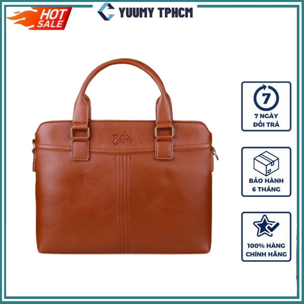 Cặp Táp Da Nam - Nữ Phối Sọc Cayuumy03 Đường Chỉ May Tỉ Mỉ, Tinh Tế Phù Hợp Đi Làm, Đi Học, Đi Dạy