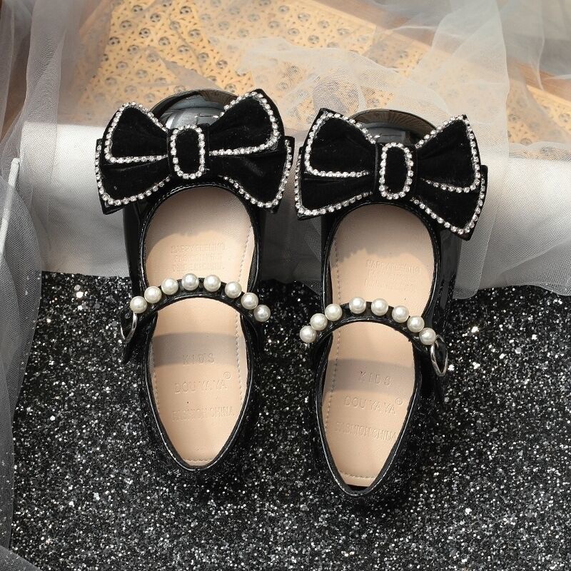 Giày Búp Bê Da Đế Mềm Chống Trượt Thời Trang Xuân Thu Cho Bé Gái