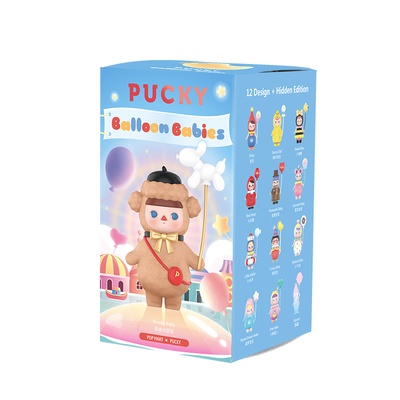 ★Hgtoys★  Búp Bê POPMART Pucky Đồ Chơi Búp Bê Mù Và Bóng Bay Trang Trí