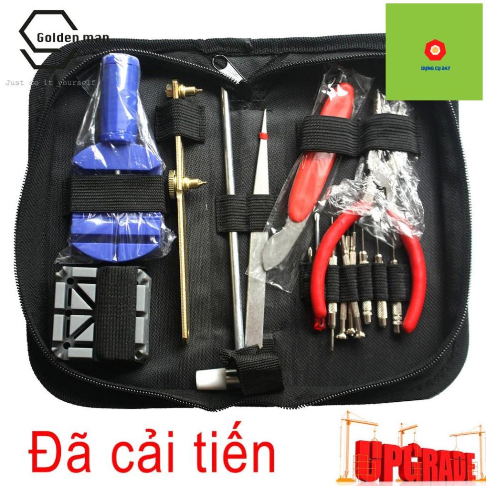 Bộ dụng cụ đồ nghề tháo lắp đồng hồ mini có túi