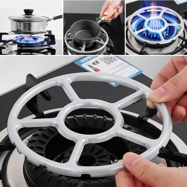 1 Giá Đỡ Bếp Ga / Nồi Cà Phê Bằng Sắt Chống Trượt Tiện Dụng