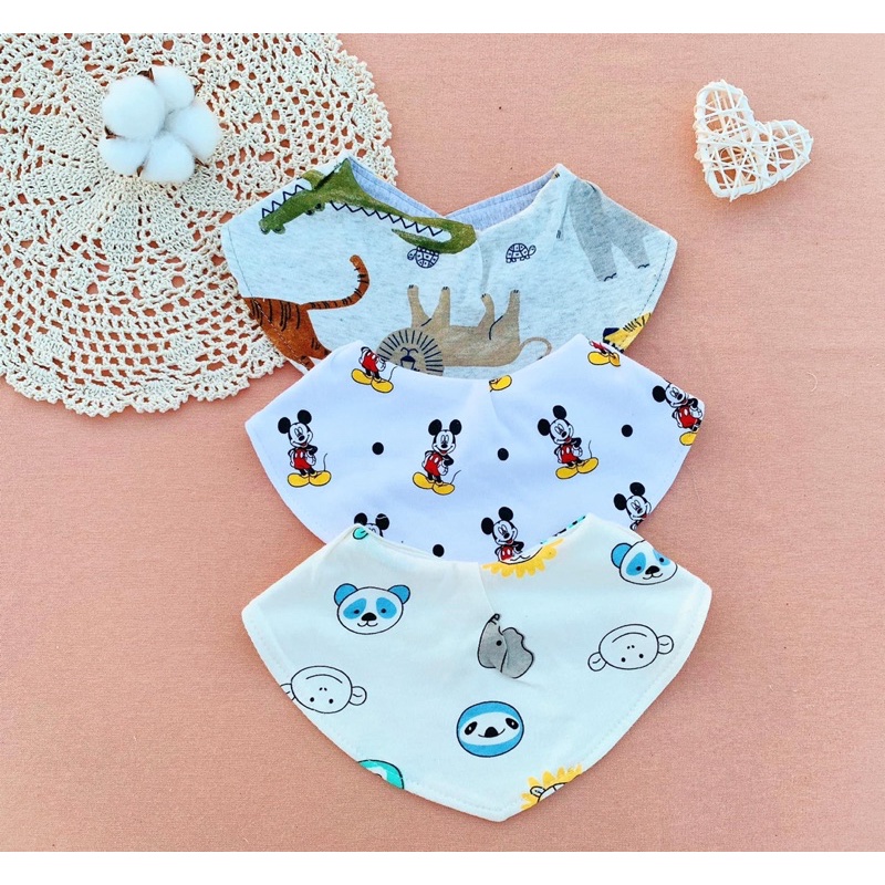 Set 3 yếm Handmade cho bé