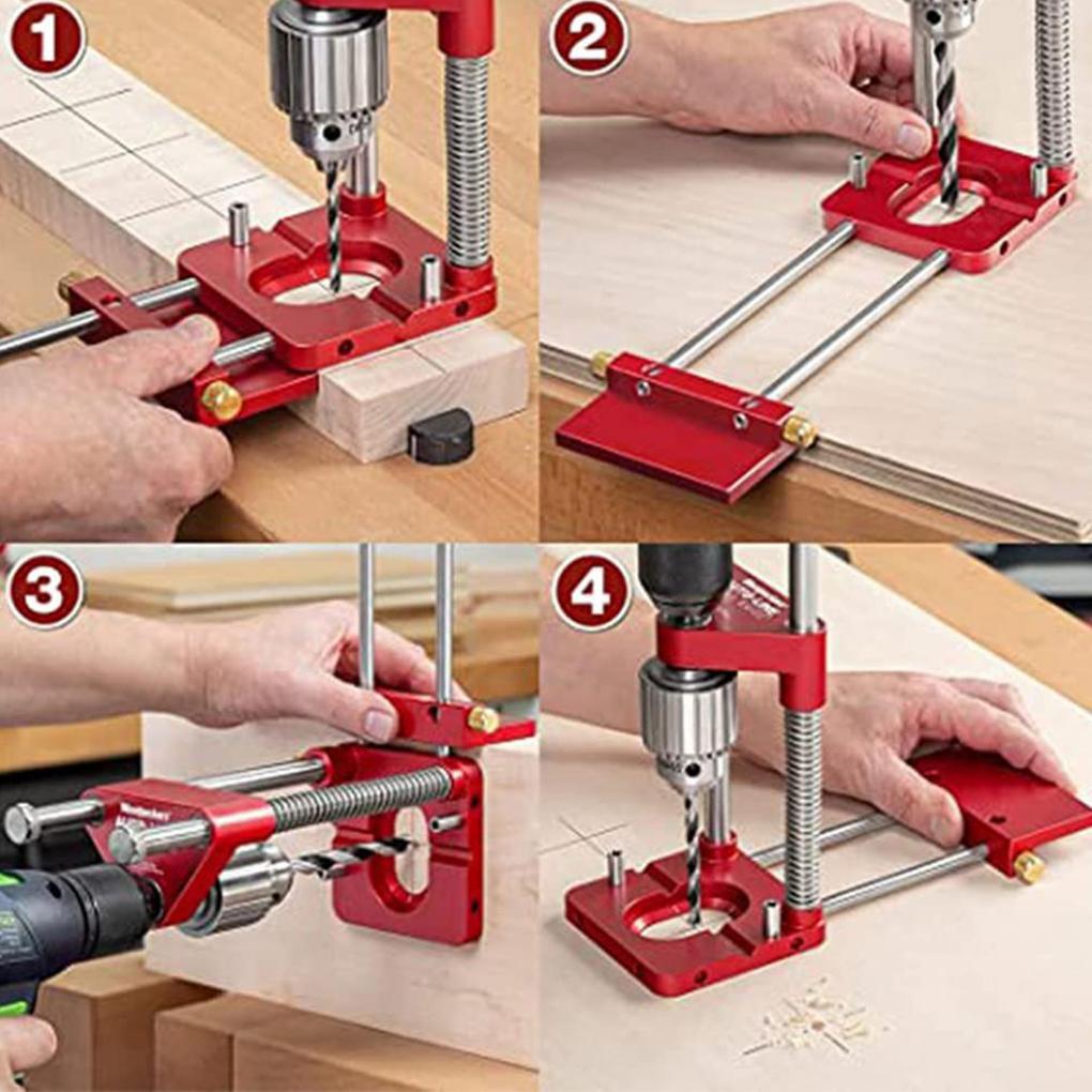 Dụng Cụ Định Vị Đục Lỗ Khoan Dùng Làm Mộc