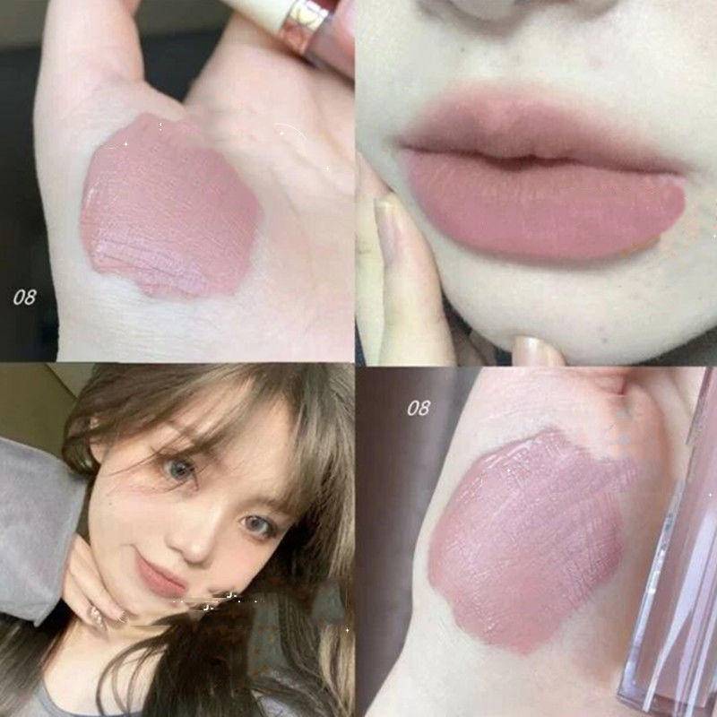 Son Kem Lì Tông Màu Socola Đậm / Xám Đậm / Nâu Trang Điểm Chống Nước Lâu Trôi
