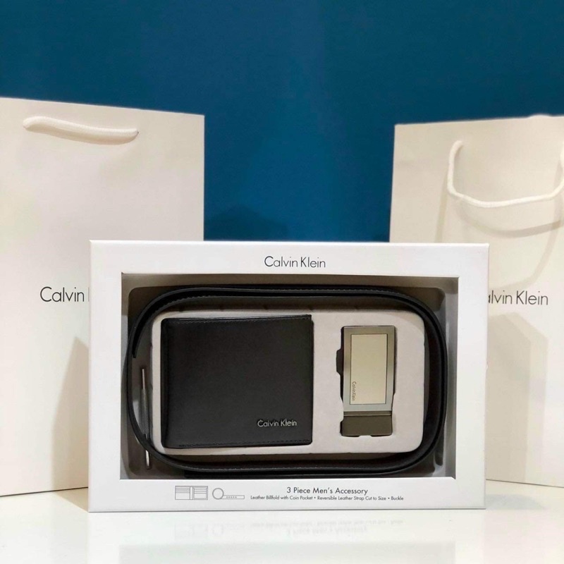 Set thắt lưng kèm ví Calvin Klein full box làm quà