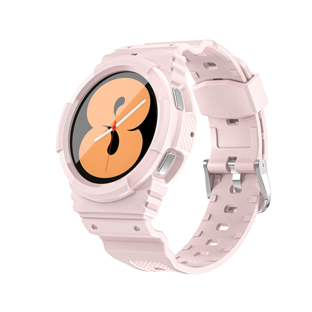 Ốp Lưng TPU Có Dây Đeo Cổ Tay Cho Samsung Galaxy Watch 4 5 40 44mm 42mm 46mm