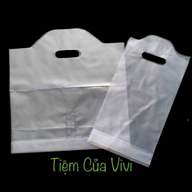 Bịch đựng trà sữa 1 ly, 2 ly có vách ngăn [500g-1kg]
