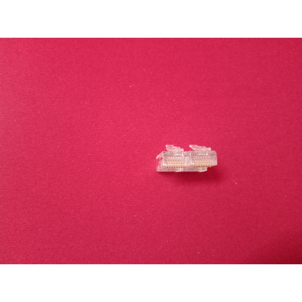 Hạt mạng nhựa cat5  RJ45 COB túi 1000 hạt  trong suốt gọn nhẹ tiện lợi giá rẻ ECOBA