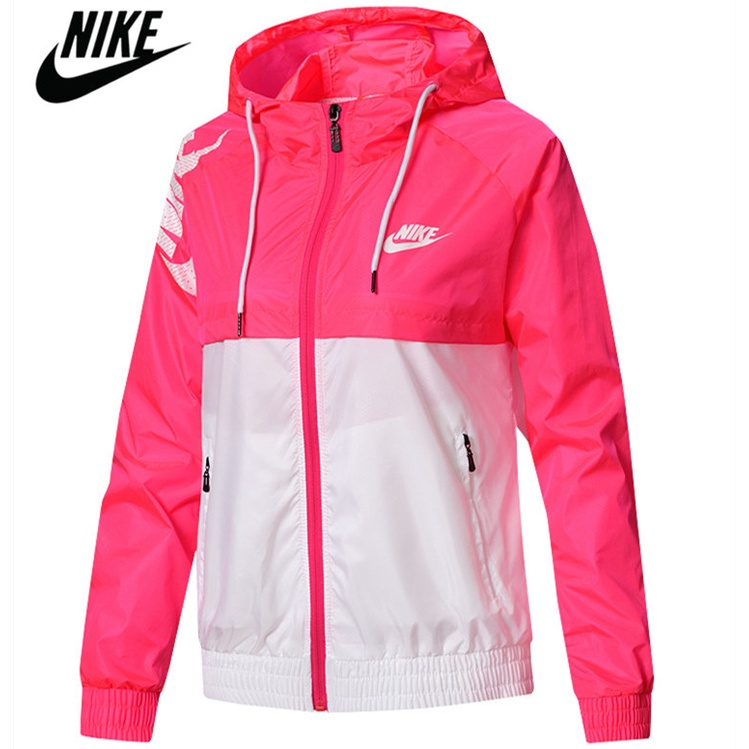 Áo Khoác Thể Thao Nike 100% Chính Hãng Có Nón Thoải Mái Thời Trang Cho Nữ