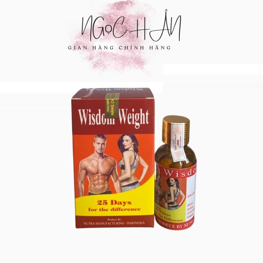 viên uống hỗ trợ tăng cân WISDOM WEIGHT chính hãng hộp (25 viên)