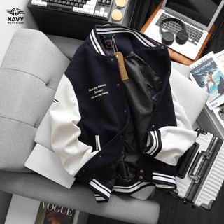 ÁO KHOÁC BOMBER NỈ DẠ BIG SIZE NAM