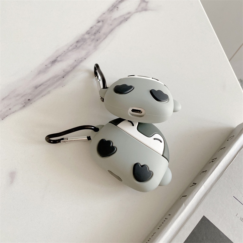 Vỏ Bảo Vệ Hộp Sạc Tai Nghe AirPods Pro 1 2 3 Bằng Silicon Hình Chim Cánh