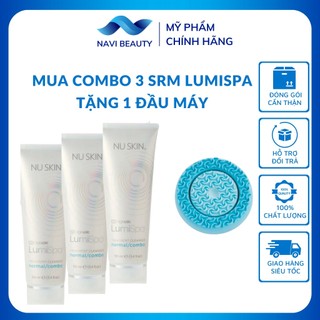 Combo 3 sữa rửa mặt Lumispa cùng loại + Tặng 1 đầu chăm sóc Lumispa