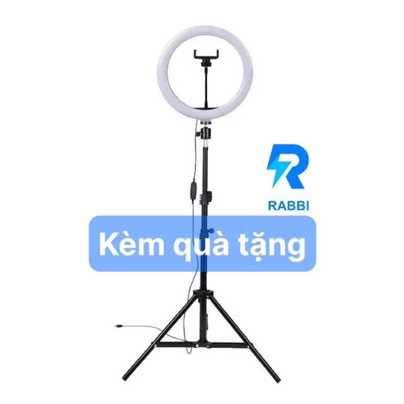 Đèn Livestream 26 30 36 45 54 cm đi kèm Chân đỡ đèn bằng sắt dài 2m1 nhập khẩu mới 100% xuất VAT công ty - Rabbi VN