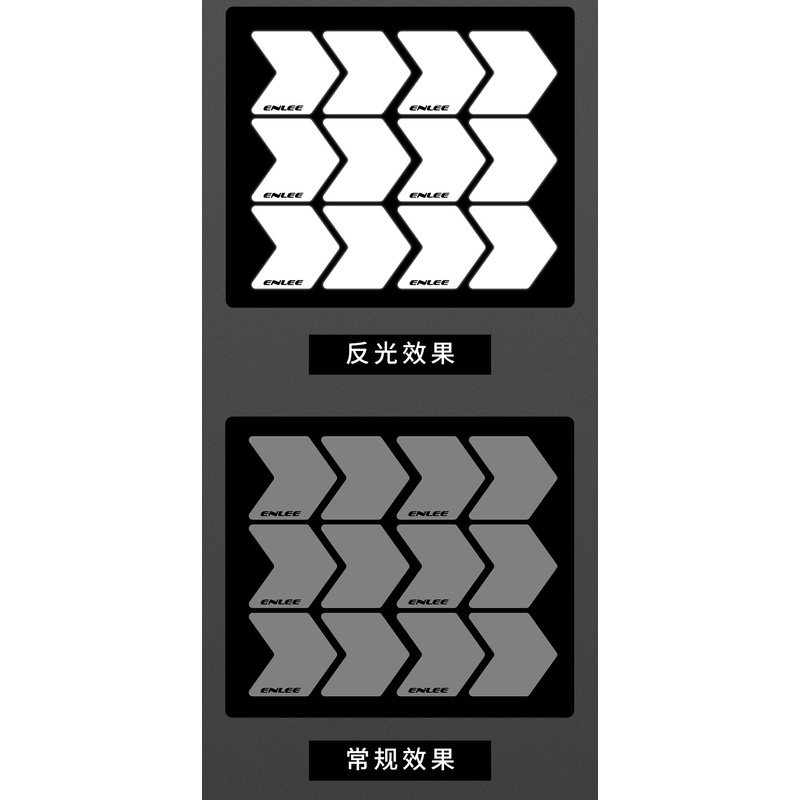 Bộ 12 Miếng Dán Phản Quang Trang Trí Vành Bánh Xe Đạp / Mô Tô