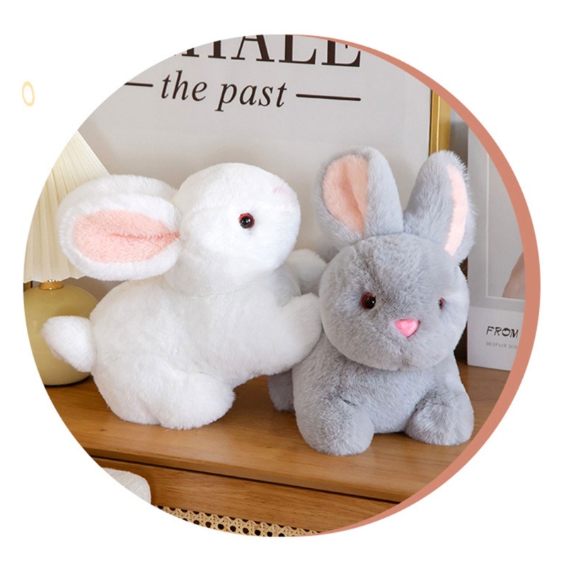 Thỏ Nhồi Bông 20cm Mềm Mại Xinh Xắn
