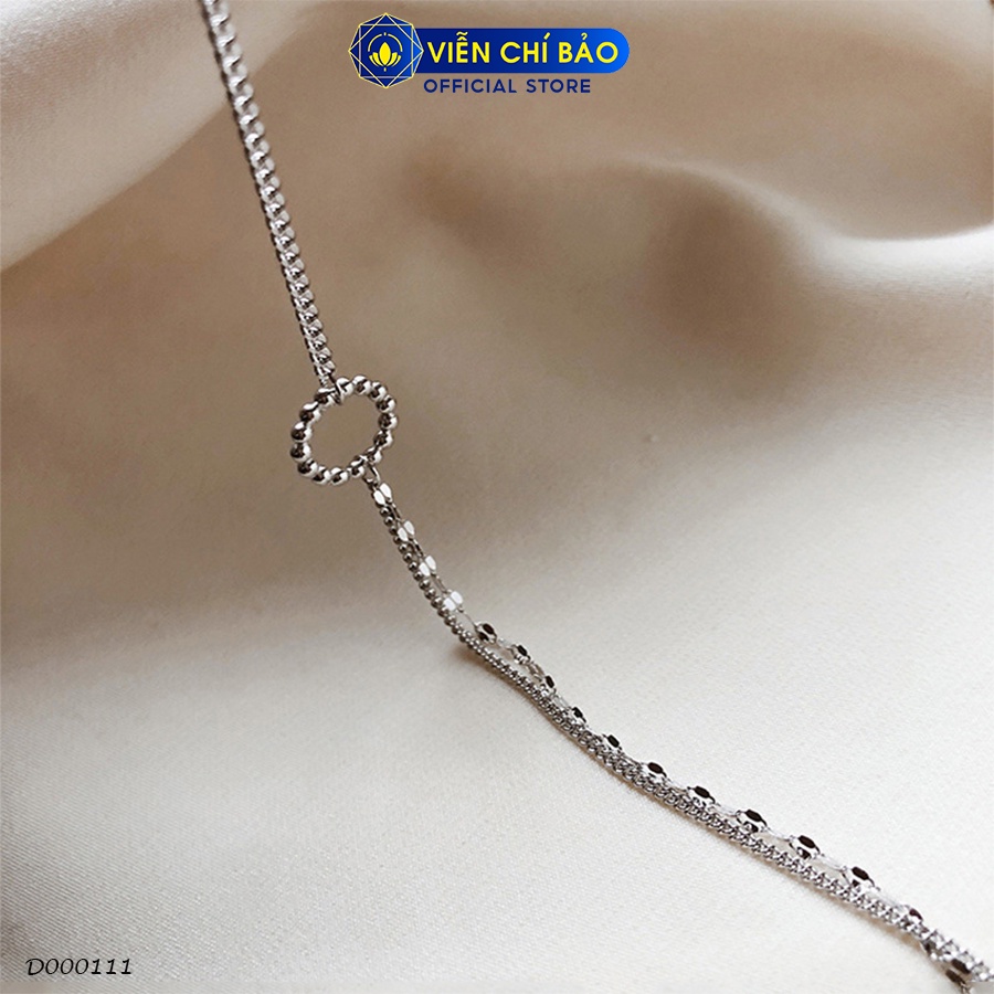 Dây chuyền bạc nữ Choker Alice chất liệu bạc 925 thời trang phụ kiện trang sức Viễn Chí Bảo D000111