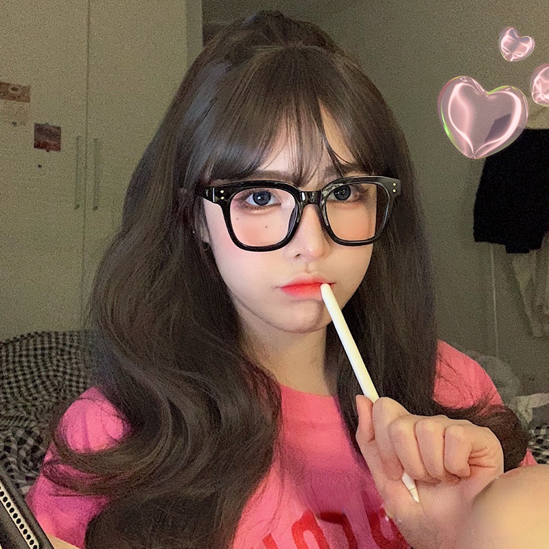 Tóc Giả Dài Xoăn Màu Tím / Hồng / Xanh Dương / Đen / Nâu Dùng Hóa Trang Lolita