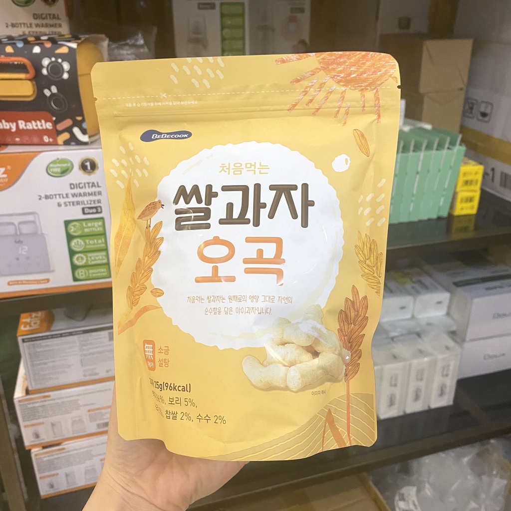 Bánh ăn dặm hình que hữu cơ BEBECOOK cho bé