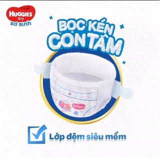 Tã sơ sinh huggies NB70 + 4 miếng