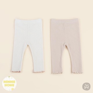 Quần dài thun gân bé gái - Made in Korea