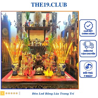 [ Kèm phích cắm,] Led Bông Lúa, Trang Trí Tết, ThầnTài, Bàn Thờ Gia Tiên - Đại Diện Cho Sự Âm Lo,Đủ Đầy,Sung Túc(Loại 1)