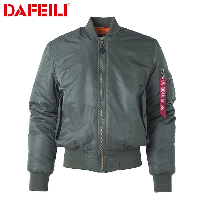 Áo Khoác Bomber Hai Mặt Dáng Rộng Phong Cách Retro Cho Cặp Đôi ma1