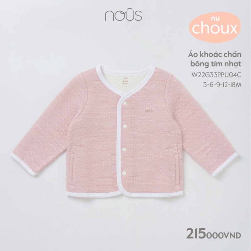 Áo khoác Nous trần bông các mẫu