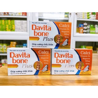 ✅[Chính hãng] Davita Bone plus giúp xương chắc khoẻ (Hộp 30 viên)