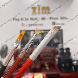 Cọ ombre cán gỗ - Cọ nails trang trí dành cho thợ làm móng