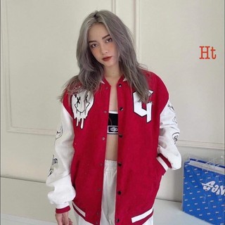 Áo bomber nỉ Gonz mặt cười H2A977