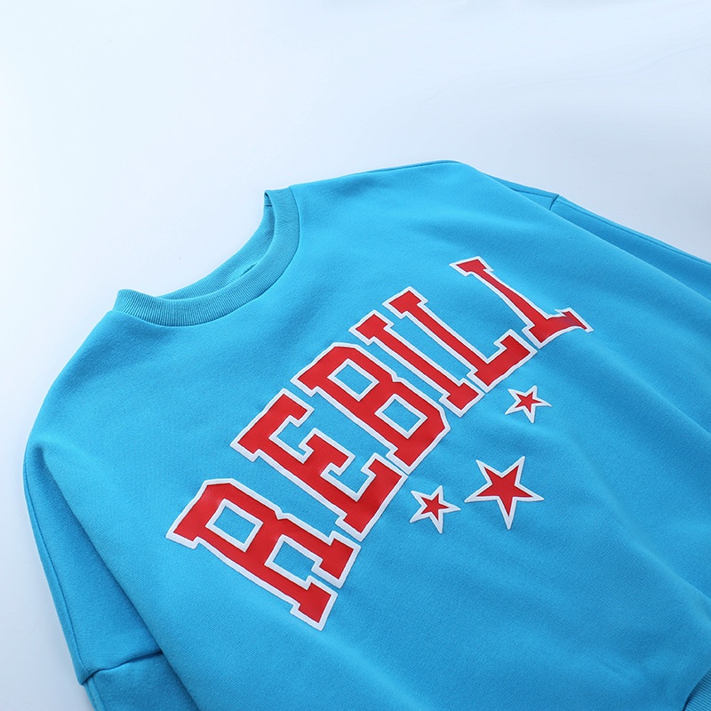 Áo Thun Nữ Dài Tay Cổ Tròn In Chữ Thời Trang