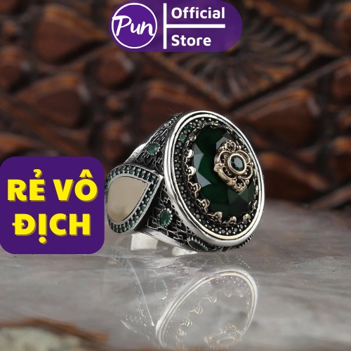 Nhẫn nam nữ tròn unisex PUN màu bạc thời trang chất Titan đẹp đơn giản không gỉ - Nhẫn Xatu