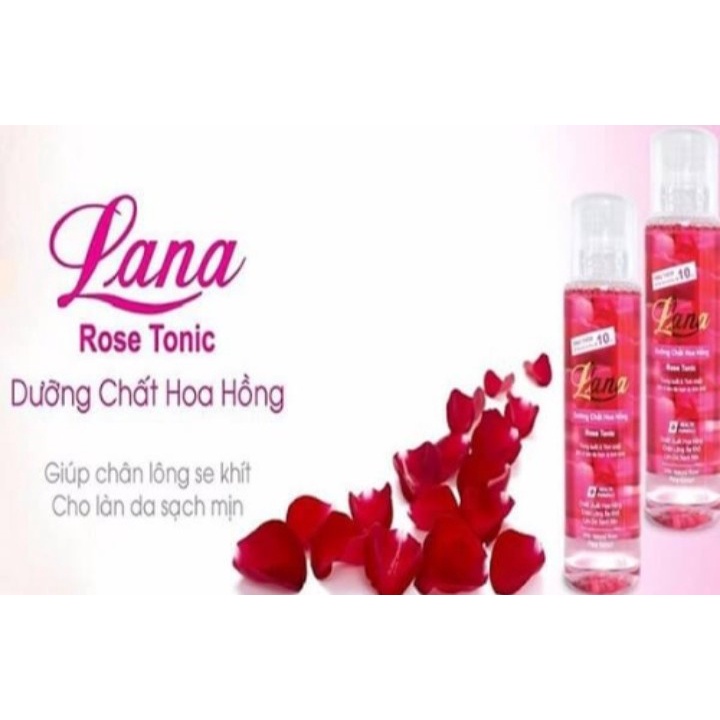 Nước Hoa Hồng LANA Rose Chiết Xuất Từ Các Loại Hoa Thiên Nhiên