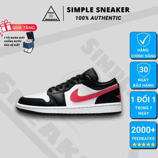 Giày Nike Jordan 1 💙FREESHIP💙 Jordan 1 Siren - Giày Nike Air Jordan 1 Siren Red Cổ Thấp Chính Hãng - Simple Sneaker
