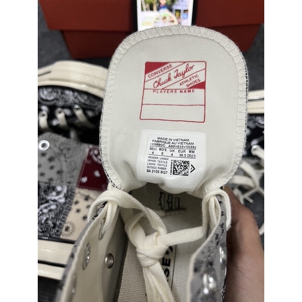 Giày Converse Paisley Patchwork