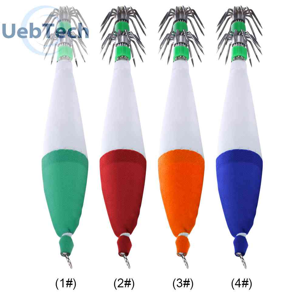 5 Mồi Giả Câu Cá Hình Con Mực Phát Sáng