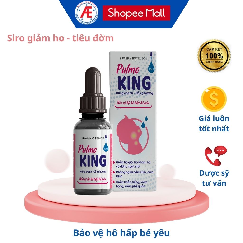 Siro giảm ho tiêu đờm Pulmoking