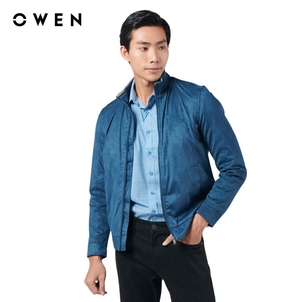 OWEN - Áo Jacket màu xanh - JK220713