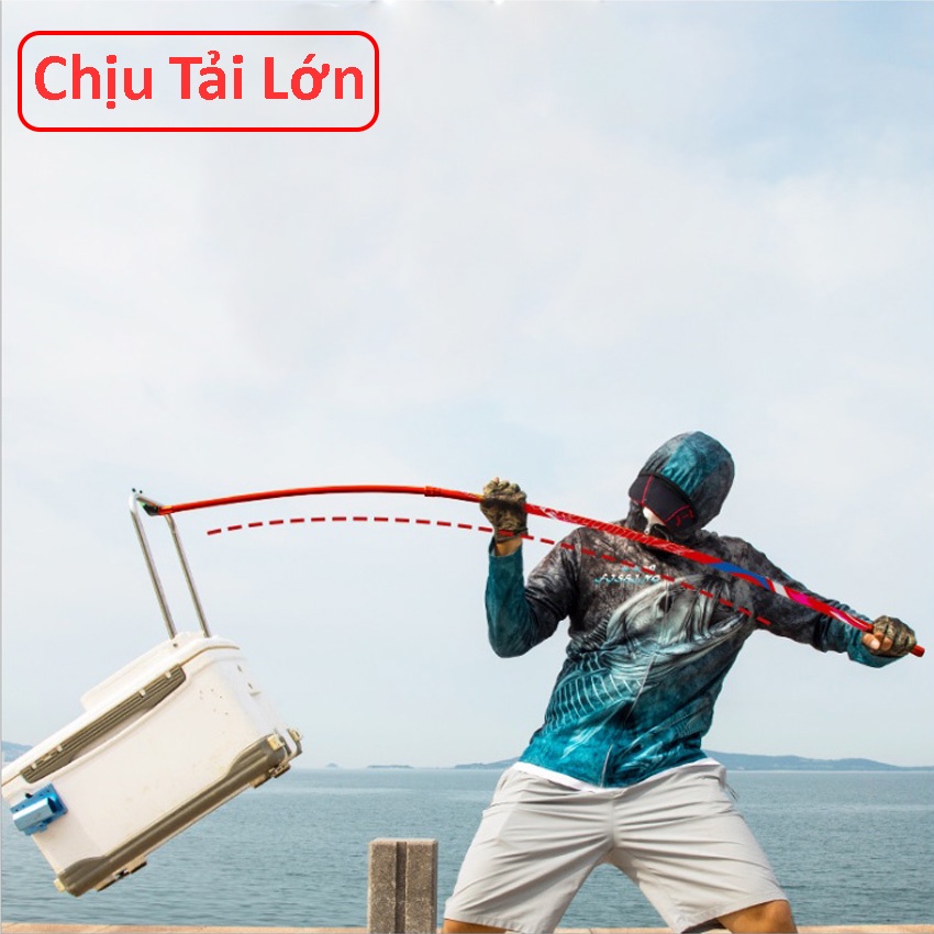 Chống Cần Câu Đài Carbon Cao Cấp KingFishing Siêu Nhẹ Siêu Cứng Siêu Bền Dùng Cho Thùng Câu Ghế Câu Hay Cắm Đất