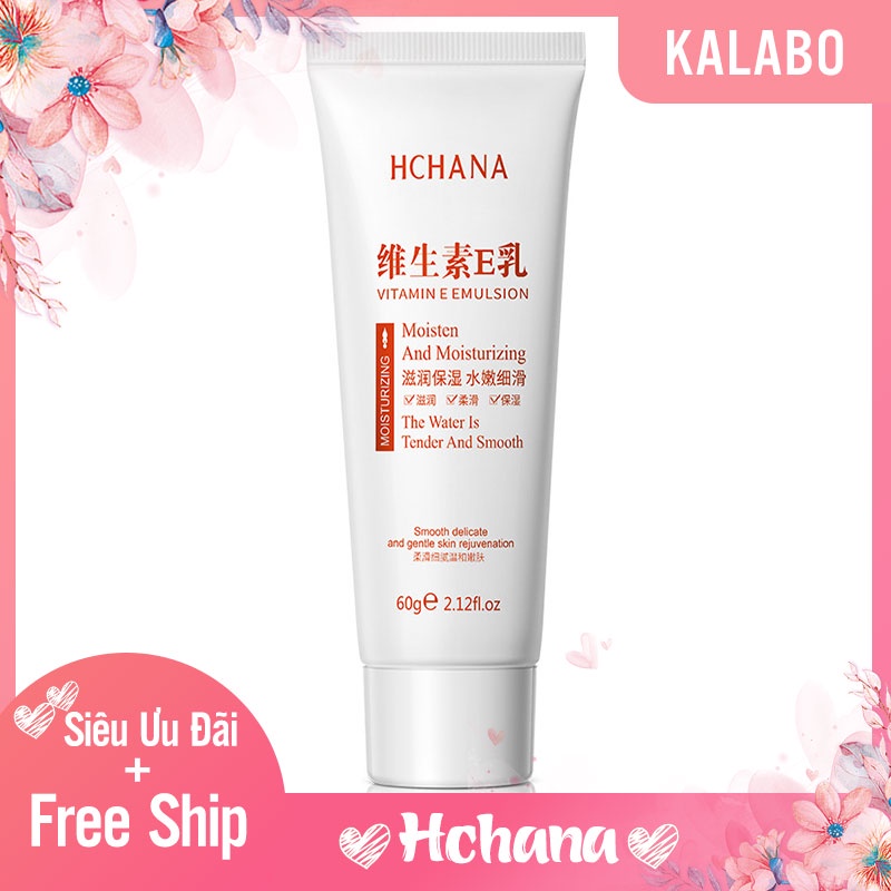 Sửa rửa mặt vitamin E Hchana dành cho nam và nữ