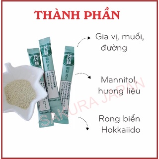 Hạt nêm rong biển Ajinomoto Nhật Bản 112g hạt nêm bổ sung iot cho bé ăn dặm