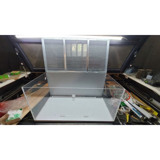 (Ship toàn quốc) Lồng hamster mica size đại 80x40x40cm