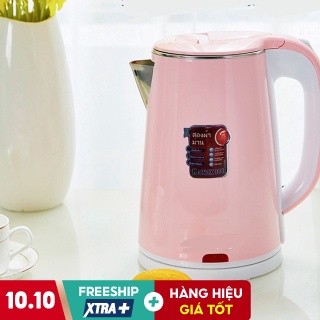 Bình đun siêu tốc thái lan - ấm đun nước siêu tốc 2 lớp – bảo hành 12 tháng