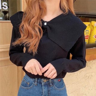 áo len đỏ cổ nơ xinh xắn