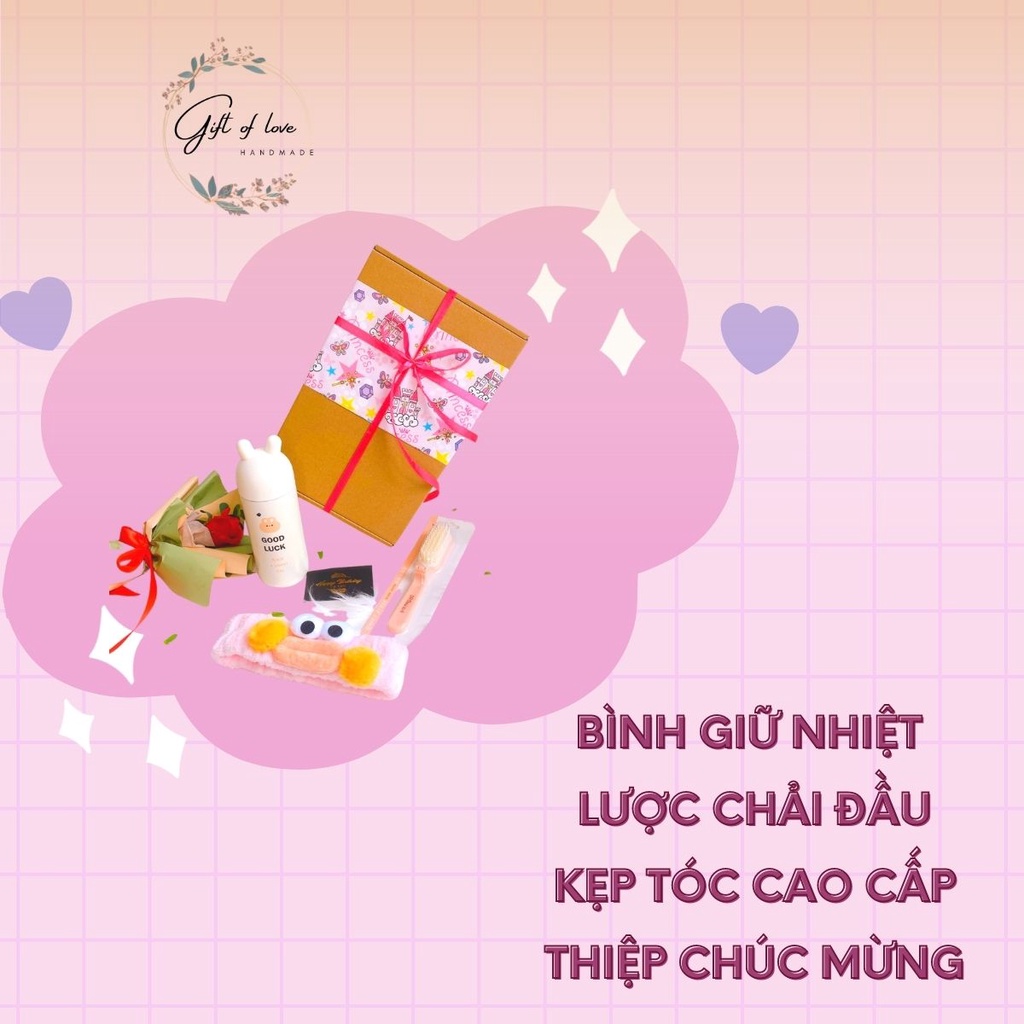 Set quà tặng , sinh nhật dành cho bạn gái, bạn bè, người thân. Quà tặng 14/2, 8/3, noel - SET 17