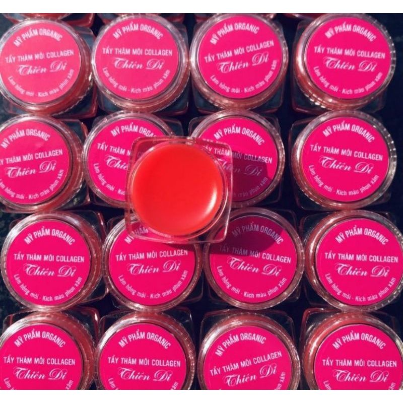 Tẩy thâm môi colagel Thiên Di, môi hết thâm,hồng hào, mềm mại
