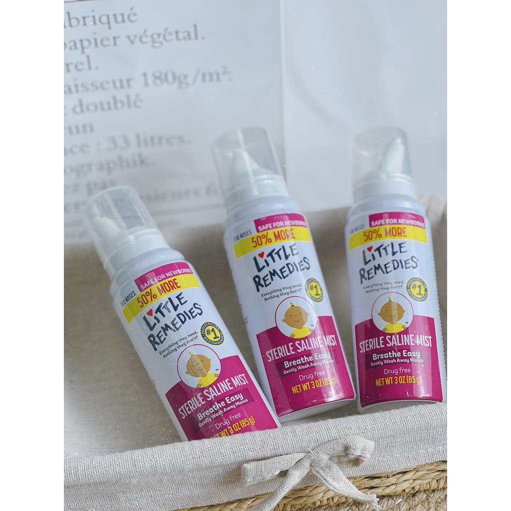 Xịt Mũi Lô Hội / Vitamin C ZARBEE'S Mỹ 88ml Dạng Phun Sương Cho bé từ sơ sinh - người lớn