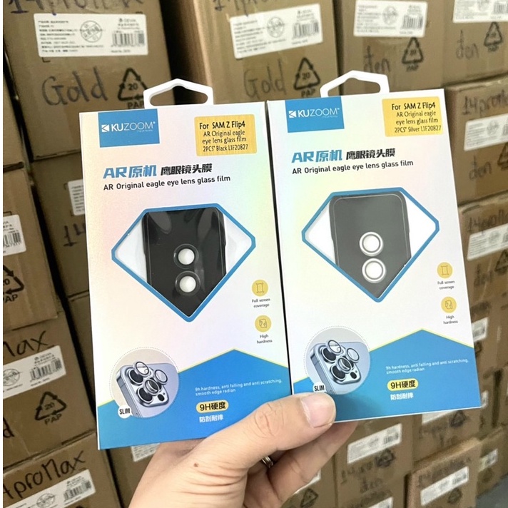 KÍNH CƯỜNG LỰC CAMERA SAMSUNG GALAXY Z FLIP 5G - Z FLIP 4 5G KUZOOM AR CHÍNH HÃNG